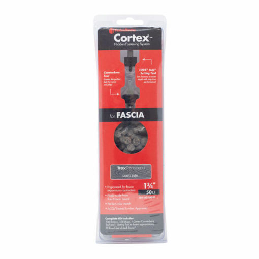 Picture of Trex Cortex Fascia Fastener- 50 Lin. Ft (screws & plugs)