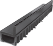 Picture of BLACK PLASTIC BRICKSLOT GRATE - 1/2 metre for HEXALINE & DRAINLINE 100