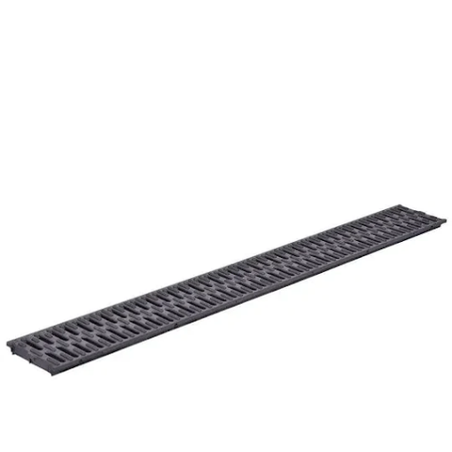 Picture of BLACK PLASTIC MICROGRIP GRATE - 1 metre for HEXALINE & DRAINLINE 100