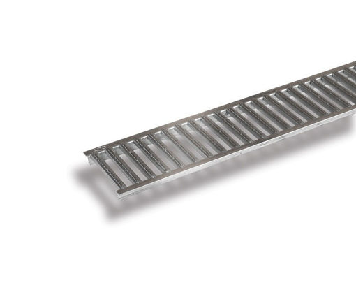 Picture of GALVANIZED STEEL GRATE - 1 metre for HEXALINE & DRAINLINE 100