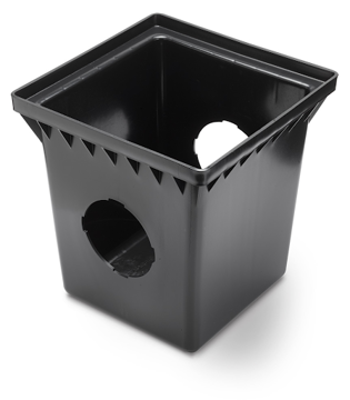 Picture of DRAINLINE 100 CATCH BASIN WITH GALVANIZED STEEL SLOT GRATE- 1/2 metre