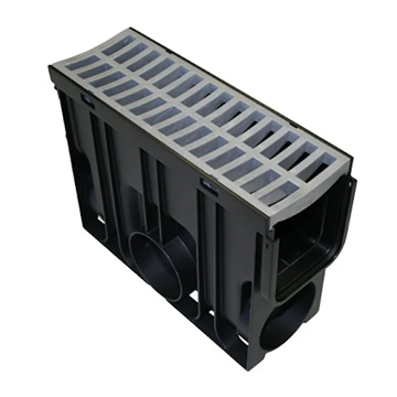 Show details for STORM DRAIN INLINE CATCH BASIN W/ PORTLAND GREY GRATE Picture of STORM DRAIN INLINE CATCH BASIN W/ PORTLAND GREY GRATE