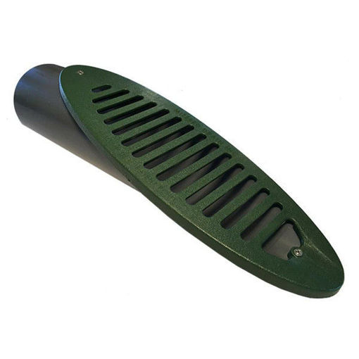 Picture of PVC 4 inch MITERED DRAIN GRATE - GREEN - MD/ 4CMD3-GN