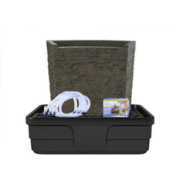 Show details for STACKED SLATE SPILLWAY WALL 32" LANDSCAPE FOUNTAIN KIT Picture of STACKED SLATE SPILLWAY WALL 32" LANDSCAPE FOUNTAIN KIT