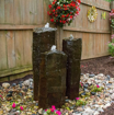 Picture of MONGOLIAN BASALT COLUMNS SET OF 3 LANDSCAPE FOUNTAIN KIT